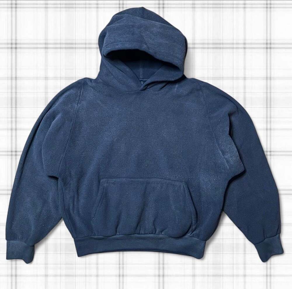 Yeezy GAP Polar Fleece Hoodie Navy Blue